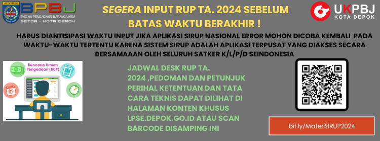 Segera Input RUP TA. 2024